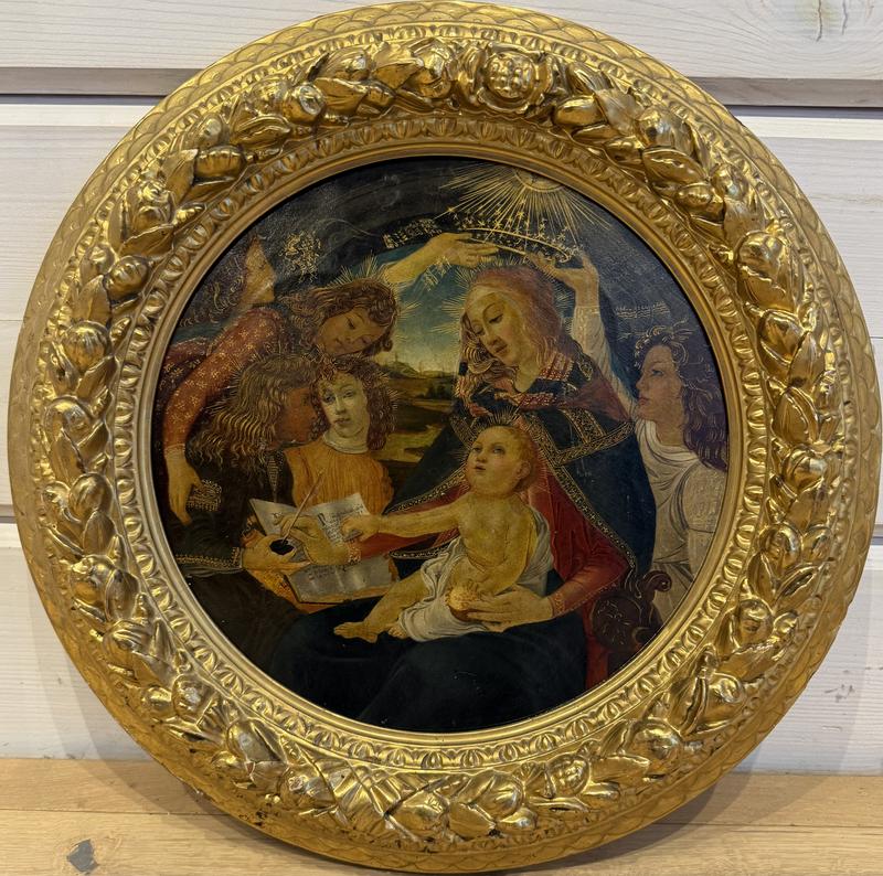 Мадонна с младенцем и ангелами, 19 век