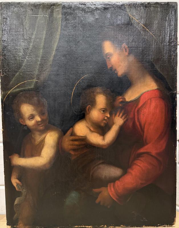 Мадонна с младенцем и Иоанном Крестителем, 19 век